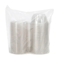 Sale CTR32BD 7 in. x 3.4 in. 32 oz. Tamper-Resistant Plastic Bowls with Dome Lid - Clear (150/Carton) Tabletop And Serveware