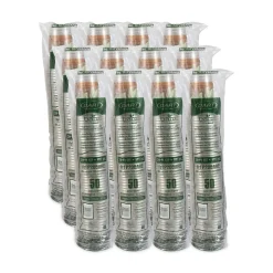Sale RTP20BARE Bare Eco-Forward 20 oz. Plastic RPET Cold Cups - Leaf Design (600/Carton) Tabletop And Serveware
