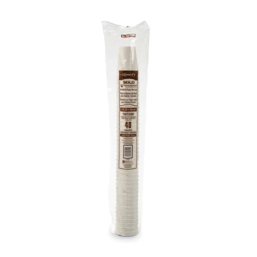 Sale Thermoguard 8 oz. Insulated Paper Hot Cups - White Sustainable Forest Design (1000/Carton) Tabletop And Serveware