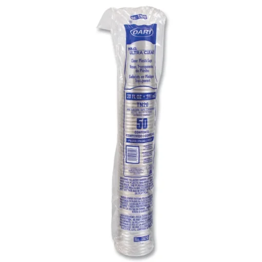 Discount TN20 Ultra Clear 20 oz. PET Cold Cups (20/Carton) Tabletop And Serveware