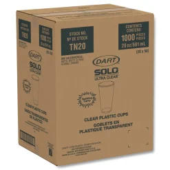 Discount TN20 Ultra Clear 20 oz. PET Cold Cups (20/Carton) Tabletop And Serveware