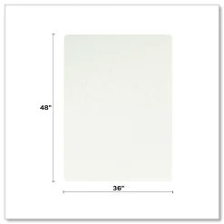 Sale 36 in. x 48 in. Oceanmat Hard Floor Chair Mat - Clear Cleaning & Janitorial Supplies