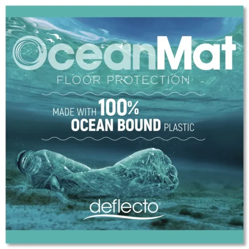 Sale 36 in. x 48 in. Oceanmat Hard Floor Chair Mat - Clear Cleaning & Janitorial Supplies