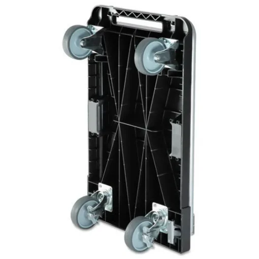 Discount 300 lb Capacity 21 x 32.5 x 37.5 Heavy-Duty Platform Cart - Black Cleaning & Janitorial Supplies
