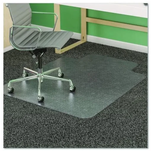 New 36 x 48 SuperMat Frequent Use Lipped Roll Chair Mat for Med Pile Carpet - Clear Office Furniture & Lighting