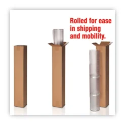 New 36 x 48 SuperMat Frequent Use Lipped Roll Chair Mat for Med Pile Carpet - Clear Office Furniture & Lighting
