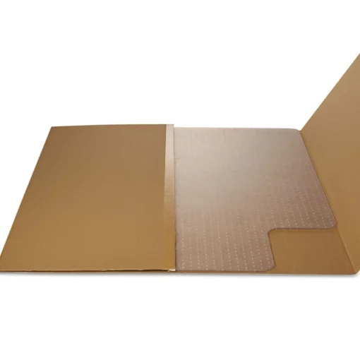 Sale 36 x 48 SuperMat Frequent Use Flat Lipped Chair Mat for Med Pile Carpet - Clear Office Furniture & Lighting