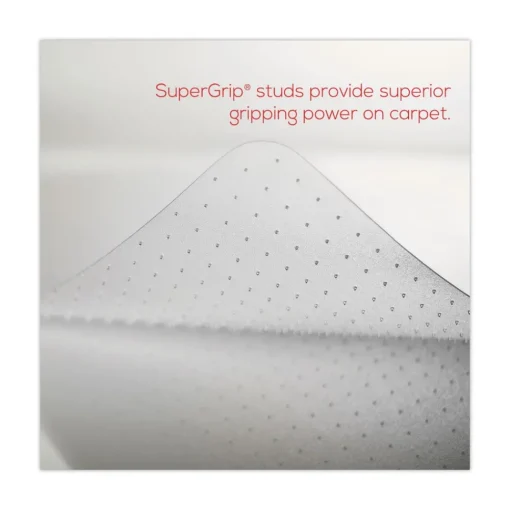 Online 36 x 48 SuperMat Frequent Use Rectangular Chair Mat for Medium Pile Carpet - Clear Office Furniture & Lighting