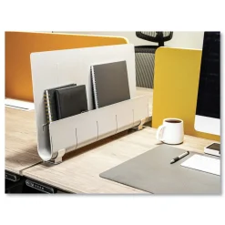 Online 24 x 2.7 x 16.36 Oasis Privacy Panel - Gray Office Furniture & Lighting