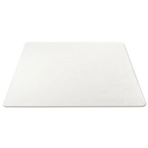 Sale DuraMat Moderate Use Low Pile Carpet Flat Rectangle 46 in. x 60 in. Chair Mat - Clear Cleaning & Janitorial Supplies