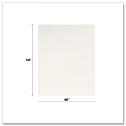 Sale OceanMat 46 in. x 60 in. Hard Floor Chair Mat - Clear Cleaning & Janitorial Supplies