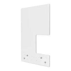 Discount PBCMA2331S 23.75 in. x 31.75 in. Acrylic Mounting Safety Barrier with Side Pass Thru - Clear (2/Carton) Desk Accessories & Office Organizers