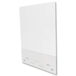 PBCMPC3138FB 31.5 in. x 38 in. Polycarbonate Mounting Safety Barrier with Full Shield and Brace - Clear (2/Carton) Desk Accessories & Office Organizers