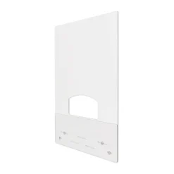 Sale PBCMPC3138P 31.5 in. x 38 in. Polycarbonate Mounting Safety Barrier with Pass Thru - Clear (2/Carton) Desk Accessories & Office Organizers