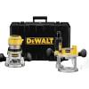 Online 2-1/4 HP EVS Fixed Base and Plunge Router Combo Kit with Hard Case Woodworking Tools|Routers And Trimmers