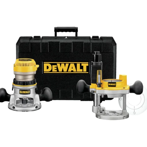 Online 2-1/4 HP EVS Fixed Base and Plunge Router Combo Kit with Hard Case Woodworking Tools|Routers And Trimmers
