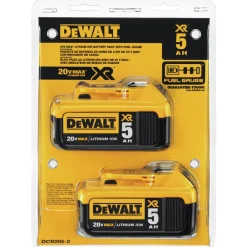 New (2) 20V MAX 5 Ah Lithium-Ion Batteries Power Tool Accessories