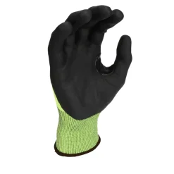 New (12/Box) Hi-Vis HPPE Cut Touchscreen Gloves - Large Work Gloves