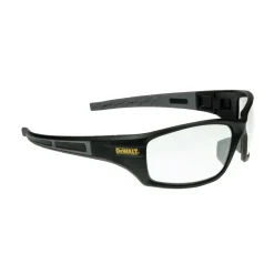 Discount (12/Carton) Auger Safety Glasses - Black Frame/Clear Lens Eye Protection