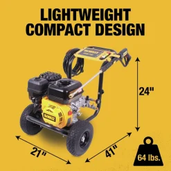 Sale DXPW3300S 3300 PSI 2.4 GPM Gas Cold Water Pressure Washer Pressure Washers