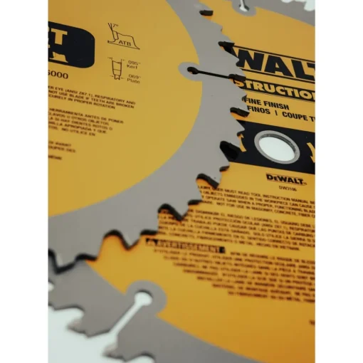 Hot Series 20 2-Piece 10 in. Circular Saw Blade Combo Pack Power Tool Accessories