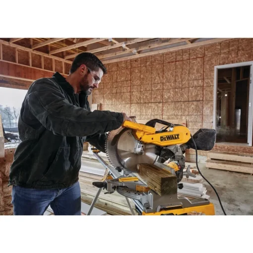 New 120V 15 Amp Electric Double-Bevel Compound 12 in. Corded Miter Saw Miter Saws|Scroll Saws