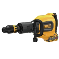 Clearance 60V Brushless Lithium-Ion 27 lbs. Cordless SDS-Max Inline Chipping Hammer Kit with 2 FLEXVOLT Batteries (15 Ah) Hammer Drills