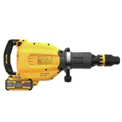 Clearance 60V Brushless Lithium-Ion 27 lbs. Cordless SDS-Max Inline Chipping Hammer Kit with 2 FLEXVOLT Batteries (15 Ah) Hammer Drills