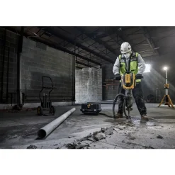 Discount 60V Brushless Lithium-Ion 41 lbs. 1-1/8 in. Cordless Hex Breaker Hammer Kit with 2 FLEXVOLT Batteries (15 Ah) Concrete Tools