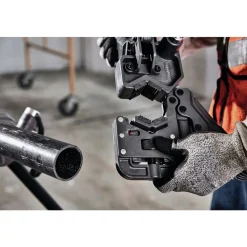 Sale 60V MAX FLEXVOLT Brushless Lithium-Ion Cordless Pipe Threader Kit with Die Heads and 2 Batteries (9 Ah) Threading Tools