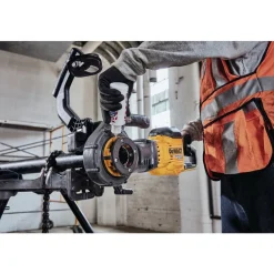 Sale 60V MAX FLEXVOLT Brushless Lithium-Ion Cordless Pipe Threader Kit with Die Heads and 2 Batteries (9 Ah) Threading Tools