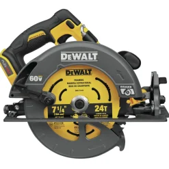 Outlet 60V MAX FLEXVOLT Brushless 7-1/4 in. Cordless Circular Saw with Electric Brake (Tool Only) - DCS578B Scroll Saws