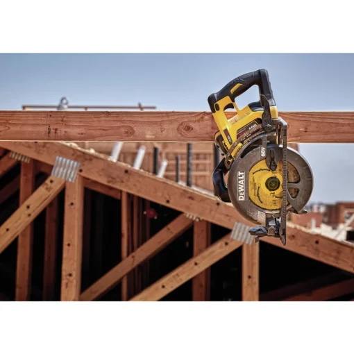60V MAX FLEXVOLTBrushless Lithium-Ion 7-1/4 in. Cordless Worm Drive Style Saw (Tool Only) Circular Saws|Scroll Saws