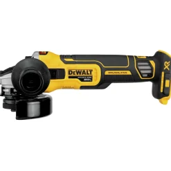 Discount 20V MAX XR Brushless Lithium-Ion 4.5 in. Cordless Slide Switch Small Angle Grinder with Kickback Brake (Tool Only) Angle Grinders