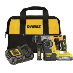 Discount 20V MAX XR Brushless Lithium-Ion 1 in. Cordless SDS PLUS Rotary Hammer Kit (5 Ah) Concrete Tools|Demo And Breaker Hammers