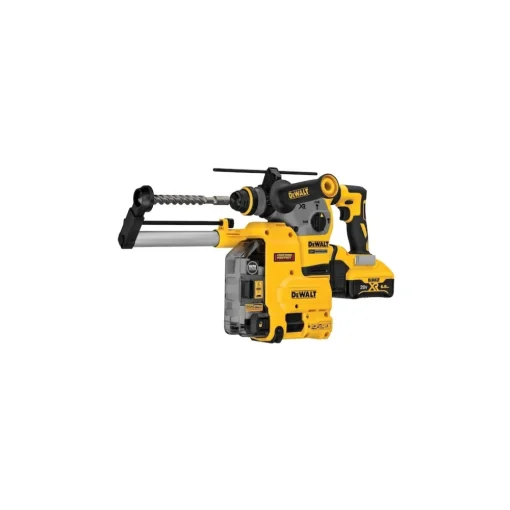 Outlet 20V MAX XR Brushless Cordless 1-1/8 in. L-Shape SDS PLUS Rotary Hammer Kit with On Board Extractor (6 Ah) Concrete Tools|Demo And Breaker Hammers