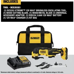 Hot 12V MAX XTREME Brushless Lithium-Ion Cordless Oscillating Tool Kit (3 Ah) Multi Tools