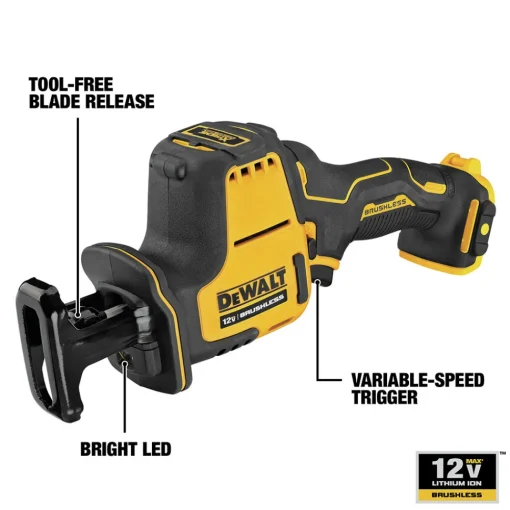 Discount XTREME 12V MAX Brushless Lithium-Ion One-Handed Cordless Reciprocating Saw (Tool Only) - DCS312B Scroll Saws