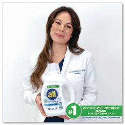 Clearance 73 oz. Bottle 58 Loads Free Clear HE Laundry Detergent - Unscented (6/Carton) Cleaning & Janitorial Supplies