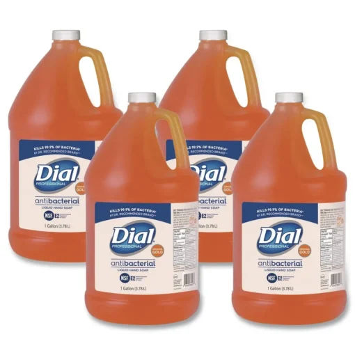 Hot 1 gal. Gold Antibacterial Liquid Hand Soap (4/Carton) Cleaning & Janitorial Supplies