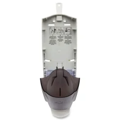 Outlet 5.1 in. x 4 in. x 12.3 in. 1 Liter Manual Liquid Dispenser - Smoke Skin Care & Personal Hygiene