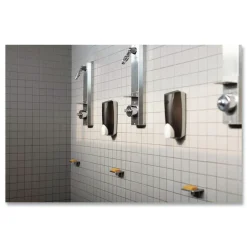 Outlet 5.1 in. x 4 in. x 12.3 in. 1 Liter Manual Liquid Dispenser - Smoke Skin Care & Personal Hygiene