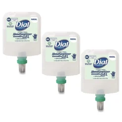 Hot 1.2 Liter Antibacterial Foaming Hand Sanitizer Refill for Dial 1700 V Dispenser - Fragrance-Free (3/Carton) Cleaning & Janitorial Supplies