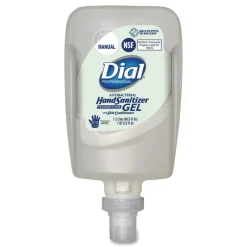 Online 1.2 Liter Antibacterial Gel Hand Sanitizer Refill for FIT Manual Dispenser - Fragrance-Free (3/Carton) Cleaning & Janitorial Supplies