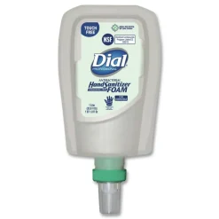 Hot 1 Liter Bottle Antibacterial Foaming Hand Sanitizer Refill for FIT Touch Free Dispenser - Fragrance-Free Cleaning & Janitorial Supplies