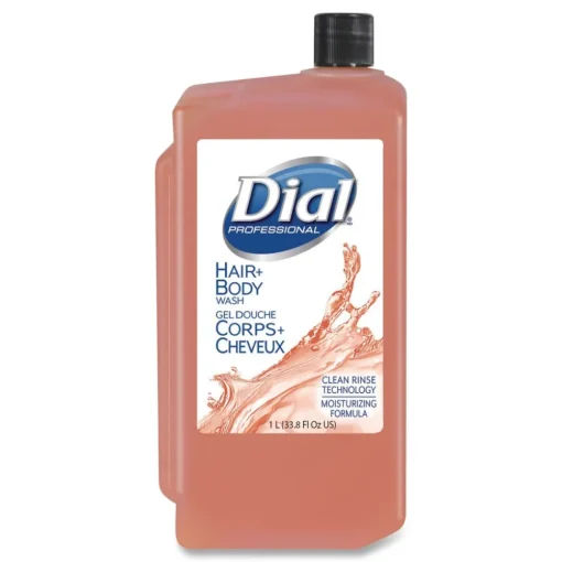 New 1 Liter Hair and Body Wash Refill Bottle - Neutral Scent (8/Carton) Cleaning & Janitorial Supplies