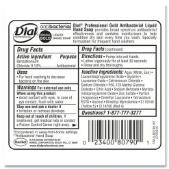 Sale 16 oz Antibacterial Liquid Hand Soap - Gold Cleaning & Janitorial Supplies