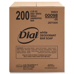 New 2.5 oz. Unwrapped Antibacterial Deodorant Bar Soap - lean Fresh Scent (200/Carton) Skin Care & Personal Hygiene