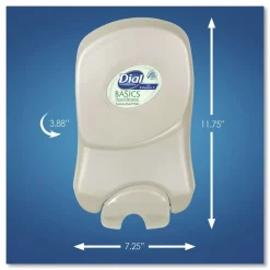 Sale Dial 1700 12.66 in. x 7.07 in. x 3.95 in. 1.7 Liter Manual Dispenser - Smoke (3/Carton) Skin Care & Personal Hygiene