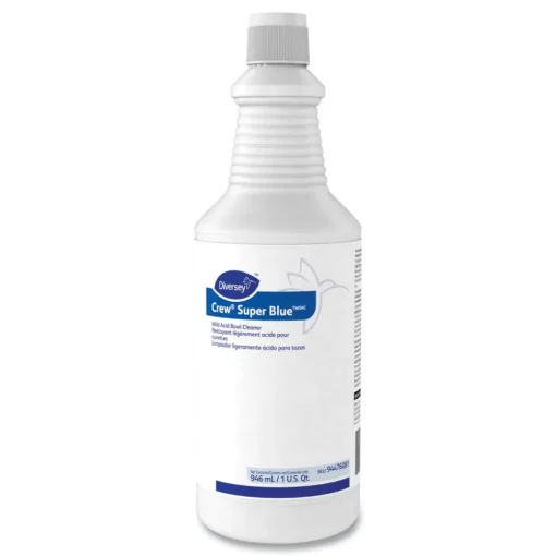 New Crew Super Blue Citrus Scent 32 oz. Squeeze Bottle Mild Acid Bowl Cleaner (12/Carton) Cleaning & Janitorial Supplies